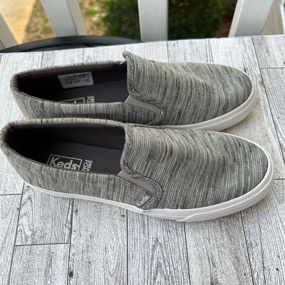 Keds Gray Slip-On Sneakers